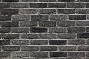 Black Brick Wall Texture Background with Abstract Patterns photo
