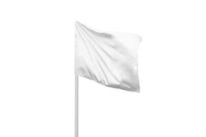 blanco esquina bandera aislado, ideal para logo o marca promoción, enfatizando Deportes márketing foto