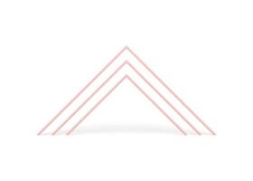 Corner arch level column geometric base foundation for expo presentation advertising vector