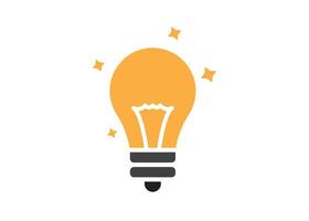 Lightbulb icon design template isolated illustration vector
