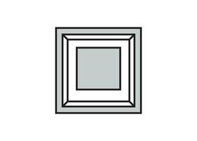Frame icon design template isolated illustration vector