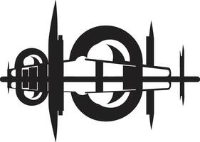 Ink Inspirations Contemporary Black Architecture Element Midnight Muse Chic Building Symbol vector