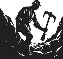 Pickaxe Pathfinder Pathfinder of Pickaxe Pathways Ore Observer Observer of Ore Opportunities vector
