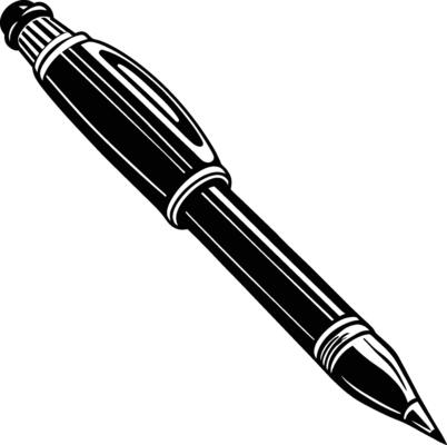 Pen Black And White Vector Art, Icons, and Graphics for Free Download