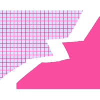 Checkered Torn notebook sheet png