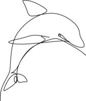 black and white illustration of a fish vector