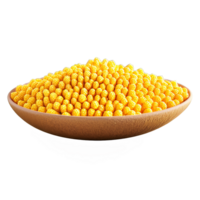 Honeycomb a mound of golden corn cereal in a distinct honeycomb shape angled side view png