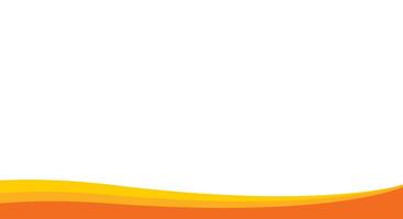 abstract orange wave background design template for banner poster vector
