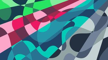 colorful abstract lines background with 4 basic colors vector