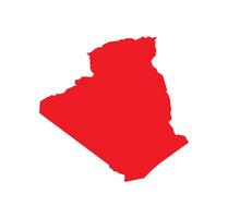 Map of Algeria. Algeria Map on white background. vector