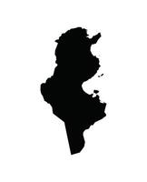 Map of Tunisia. Tunisia Map on white background. vector