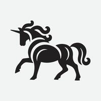 Print Majestic Horse Silhouettes, Capturing the Grace and Power in Shadow vector