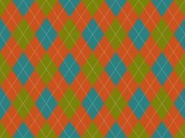 Argyle pattern seamless. Fabric texture background. Classic argill ornament vector