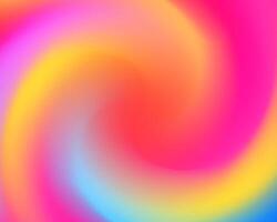 Bright rainbow swirl abstract background. twist wallpaper design. Shiny blur backdrop. vector