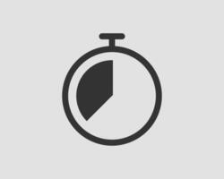 Timer icon. Stop watch pictogram. Stopwatch isolated on white background. vector