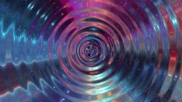 Movement background with fractal design Abstract multicolored movement graphic background video