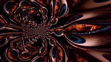 Movement background with fractal design Abstract multicolored movement graphic background video