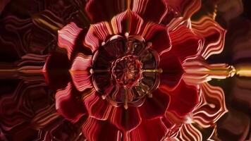 Movement background with fractal design Abstract multicolored movement graphic background video