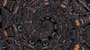 Movement background with fractal design Abstract multicolored movement graphic background video