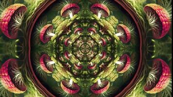 Movement background with fractal design Abstract multicolored movement graphic background video