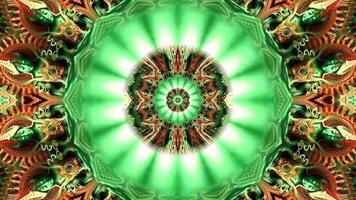Movement background with fractal design Abstract multicolored movement graphic background video