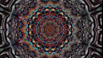 Movement background with fractal design Abstract multicolored movement graphic background video