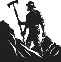 Ore Observer Observer of Underground Ore Pickaxe Pathfinder Pathfinder of Precious Stones vector