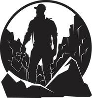 Subterranean Surveyor Mapping Earths Depths Excavation Expert Expert in Earth Extraction vector