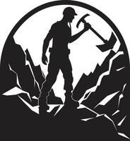 Shaft Sheriffs Enforcers of Mine Safety Tunnel Trailblazers Pioneers of Subterranean Paths vector