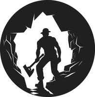 Ore Observer Observer of Ore Opportunities Tunnel Trekker Trekker of Tunnel Terrain vector