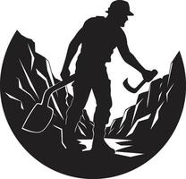 Tunnel Trailblazer Trailblazer of Tunnel Terrain Vein Voyager Voyager of Valuable Veins vector