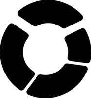 Chart icon symbol image for data statistic analysis illustration vector
