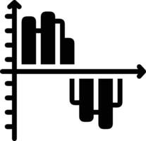 Chart icon symbol image for data statistic analysis illustration vector