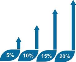 Chart icon symbol image for data statistic analysis illustration vector