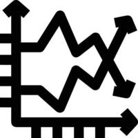 Chart icon symbol image for data statistic analysis illustration vector