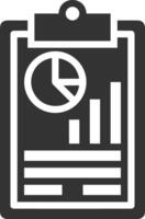 Chart icon symbol image for data statistic analysis illustration vector