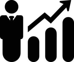 Chart icon symbol image for data statistic analysis illustration vector