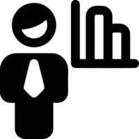 Chart icon symbol image for data statistic analysis illustration vector