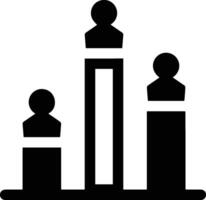 Chart icon symbol image for data statistic analysis illustration vector