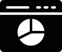 Chart icon symbol image for data statistic analysis illustration vector