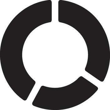 Chart icon symbol image for data statistic analysis illustration vector