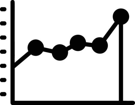 Chart icon symbol image for data statistic analysis illustration vector