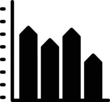 Chart icon symbol image for data statistic analysis illustration vector