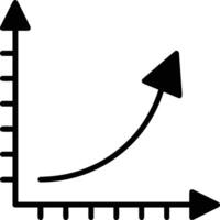 Chart icon symbol image for data statistic analysis illustration vector