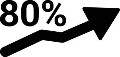 Chart icon symbol image for data statistic analysis illustration vector