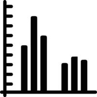 Chart icon symbol image for data statistic analysis illustration vector