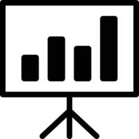 Chart icon symbol image for data statistic analysis illustration vector