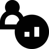 Chart icon symbol image for data statistic analysis illustration vector