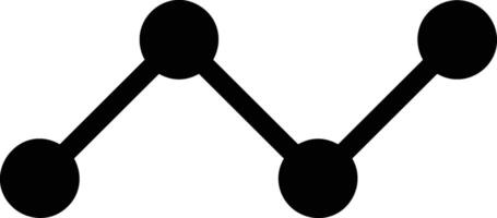 Chart icon symbol image for data statistic analysis illustration vector