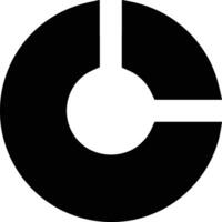 Chart icon symbol image for data statistic analysis illustration vector